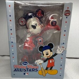 Disney's Mickey Mouse 2010 MLB All Star Boston Red Sox Figurine .**Read Desc **